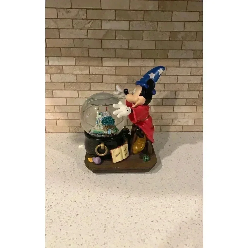 Walt Disney World Mickey Fantasia The Sorcerers Apprentice‎ Snowglobe Musical